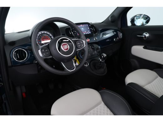 Fiat 500C 1.0 Hybrid Dolcevita | Dealer Onderhouden! | Navi by App | Airco | Cruise | Lichtmetalen Velgen |... ActivLease financial lease