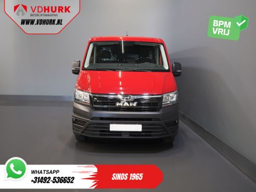 MAN TGE 2.0 TDI L3H2 BPM VRIJ! 3 Pers./ 2.5t Trekverm./ Carplay/ Betimmerd/ Cruise/ Navi/ Camera ActivLease financial lease