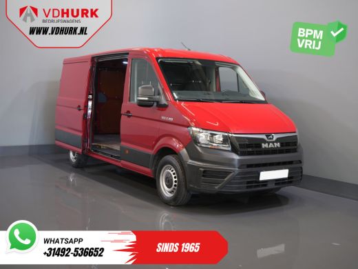 MAN TGE 2.0 TDI L3H2 BPM VRIJ! 3 Pers./ 2.5t Trekverm./ Carplay/ Betimmerd/ Cruise/ Navi/ Camera ActivLease financial lease