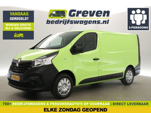 Renault Trafic 1.6 dCi T29 L1H1 Airco Cruise Navigatie 3 Persoons Parkeersensoren Elektrpakket Trekhaak