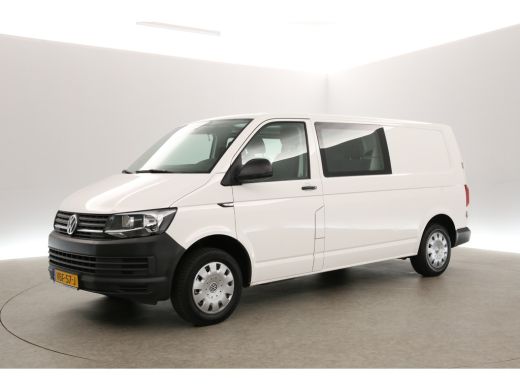 Volkswagen Transporter 2.0 TDI L2H1 Dubbele Cabine Airco Cruise 6 Persoons Elektrpakket Sidebar Trekhaak ActivLease financial lease