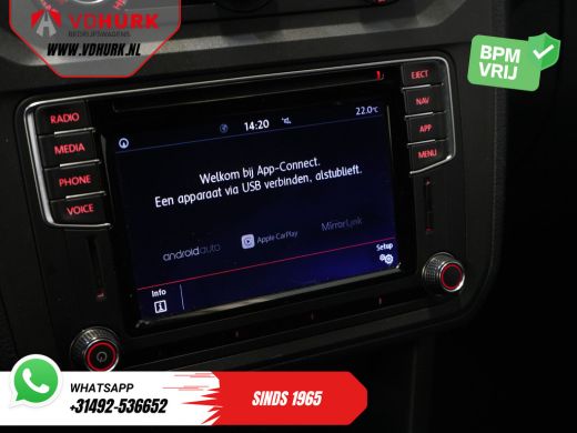 Volkswagen Caddy 2.0 TDI 100 pk Aut. Exclusive Edition BPM VRIJ! NL Auto/ Adapt. Cruise/ Xenon/ Leder/ Alarm III/ ... ActivLease financial lease