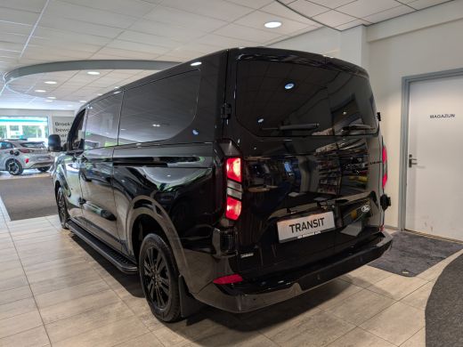 Ford Transit Custom 320 L2 Limited 233pk Dubbele cabine Black Platinum | Camera | Lederen bekleding | Keyless | Navi ... ActivLease financial lease
