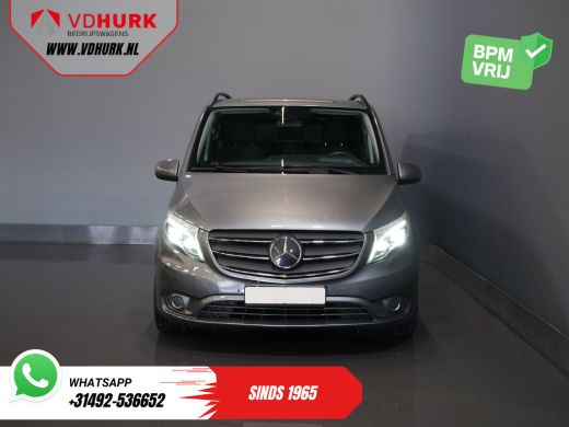 Mercedes-Benz Vito 114 CDI Aut. L3 XL DC Dubbele Cabine BPM VRIJ! LED/ Climate/ LMV/ Navi/ Carplay/ Camera/ PDC/ Cruise ActivLease financial lease