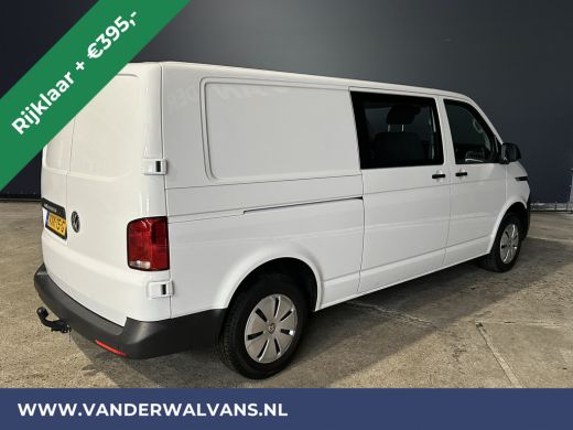 Volkswagen Transporter 2.0 TDI L2H1 Dubbele Cabine Euro6 *Rijklaar Direct Rijden* Airco | 5-Zits | Navigatie | Trekhaak ... ActivLease financial lease
