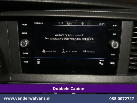 Volkswagen Transporter 2.0 TDI L2H1 Dubbele Cabine Euro6 Airco | 5-Zits | Navigatie | Trekhaak | Apple Carplay Android A... ActivLease financial lease