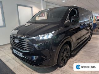 Ford Transit Custom 320 L2 Limited 233pk Dubbele Cabine Black Platinum Rijklaar | Camera | Lederen bekleding | Keyles...
