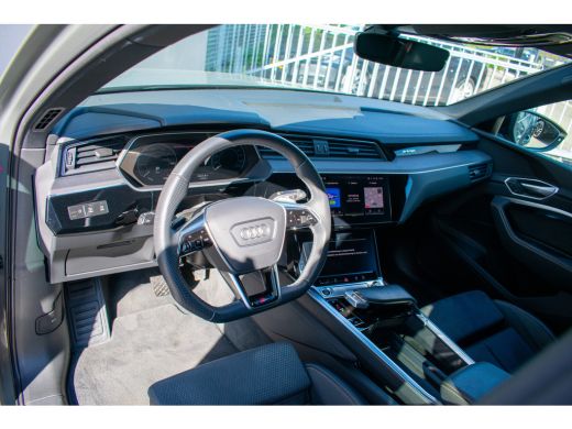 Audi e-tron 55 quattro S edition 95 kWh -Luchtvering-21"-Keyless-Gele gordels/stiksels- ActivLease financial lease
