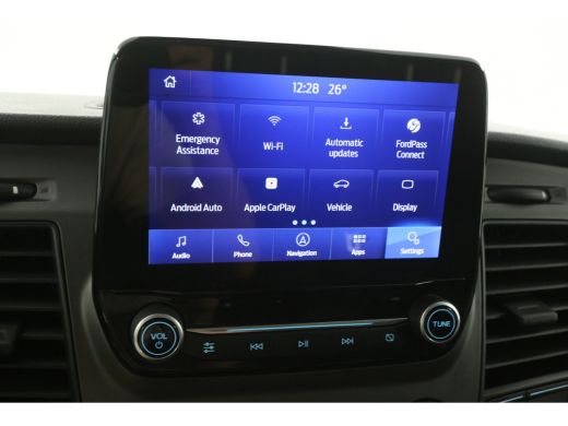 Ford Transit Custom 300 2.0 TDCI L2H1 Striping Airco Carplay Cruise Navigatie PDC 18"LMV 3 Persoons Trekhaak ActivLease financial lease