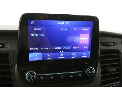 Ford Transit Custom 300 2.0 TDCI L2H1 Striping Airco Carplay Cruise Navigatie PDC 18"LMV 3 Persoons Trekhaak ActivLease financial lease