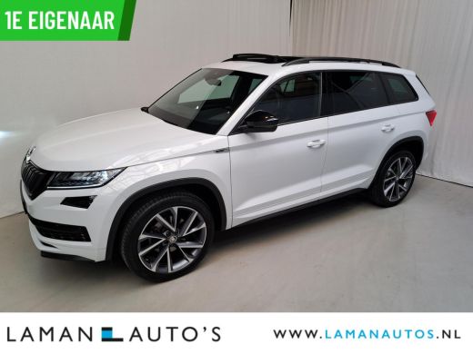 Skoda Kodiaq 1.5 TSI 150pk DSG Sportline Business Aut. | Panorama Open dak Virtual Leder/Alcantara CarPlay Col... ActivLease financial lease