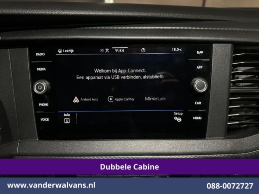 Volkswagen Transporter 2.0 TDI L2H1 Dubbele Cabine Euro6 Airco | 5-Zits | Navigatie | Trekhaak | Apple Carplay Android A... ActivLease financial lease