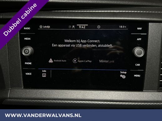 Volkswagen Transporter 2.0 TDI L2H1 Dubbele Cabine Euro6 Airco | 5-Zits | Navigatie | Trekhaak | Apple Carplay Android A... ActivLease financial lease