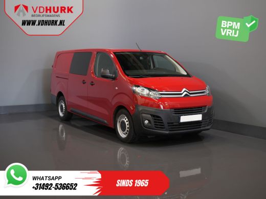 Citroën Jumpy 2.0 HDI 120 pk L3 DC Dubbel Cabine BPM VRIJ! 2x Schuifdeur/ 2.5t Trekverm./ PDC/ Cruise/ Airco Citroën Jumpy 2.0 HDI 120 pk L3 DC Dubbel Cabine BPM VRIJ! 2x Schuifdeur/ 2.5t Trekverm./ PDC/ Cruise/ Airco
