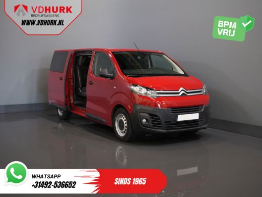 Citroën Jumpy 2.0 HDI 120 pk L3 DC Dubbel Cabine BPM VRIJ! 2x Schuifdeur/ 2.5t Trekverm./ PDC/ Cruise/ Airco ActivLease financial lease