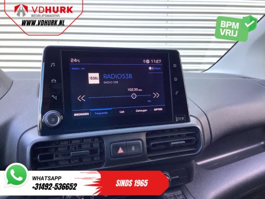 Peugeot Partner 1.5 HDI 100 pk EXPORT ONLY BOTT/ Carplay/ PDC/ Cruise/ Trekhaak/ Airco ActivLease financial lease