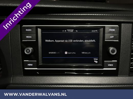 Volkswagen Transporter 2.0 TDI 150pk L2H1 Inrichting Euro6 Airco | Camera | Apple Carplay | Android Auto | 2500kg Trekha... ActivLease financial lease