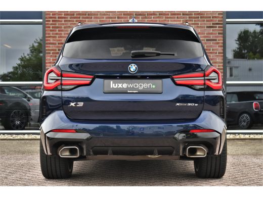BMW X3 xDrive30e M-Sport Pano M-zetels Trekh 21inch 360 HUD Laser ActivLease financial lease