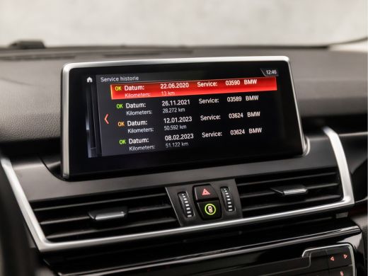 BMW 2 Serie Gran Tourer 218i Sportline 7 Persoons Automaat (PANORAMADAK, GROOT NAVI, HEAD-UP DISPLAY, LEDER, ... ActivLease financial lease