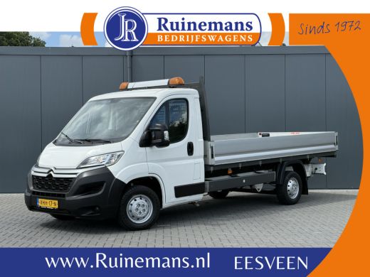Citroën Jumper 2.2 BlueHDi 140 PK EURO 6 / L4 MAXI PICK UP / 4.20 LAADBAK / 1e EIG. / 2.5 TONS TREKHAAK / 3-ZITS Citroën Jumper 2.2 BlueHDi 140 PK EURO 6 / L4 MAXI PICK UP / 4.20 LAADBAK / 1e EIG. / 2.5 TONS TREKHAAK / 3-ZITS