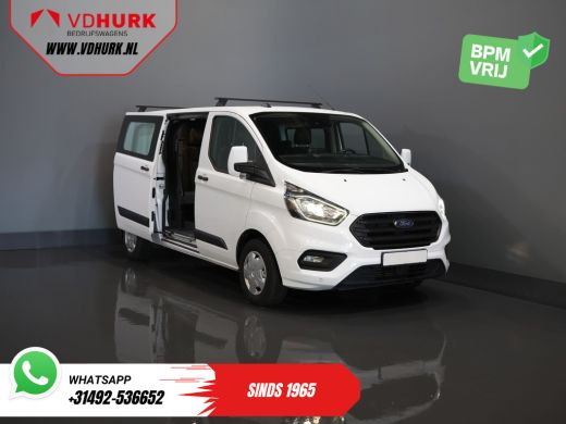 Ford Transit Custom 2.0 TDCI L2 Trend DC Dubbel Cabine BPM VRIJ! Stoelverw./ Carplay/ 2.7t Trekverm./ Navi/ PDC/ Cruise ActivLease financial lease