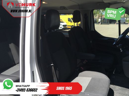 Ford Transit Custom 2.0 TDCI L2 Trend DC Dubbel Cabine BPM VRIJ! Stoelverw./ Carplay/ 2.7t Trekverm./ Navi/ PDC/ Cruise ActivLease financial lease