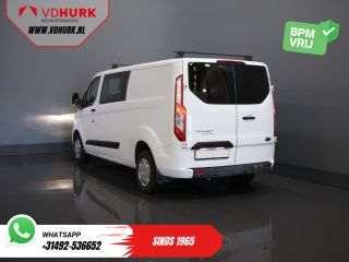 Ford Transit Custom 2.0 TDCI L2 Trend DC Dubbel Cabine BPM VRIJ! Stoelverw./ Carplay/ 2.7t Trekverm./ Navi/ PDC/ Cruise
