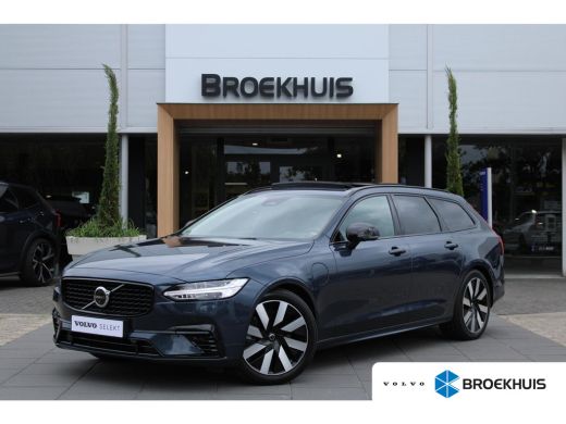 Volvo V90 2.0 T6 Plug-in hybrid AWD Ultra Dark | Head-up Display | Stuur + Stoelverwarming | Harman & Kardo... Volvo V90 2.0 T6 Plug-in hybrid AWD Ultra Dark | Head-up Display | Stuur + Stoelverwarming | Harman & Kardo...