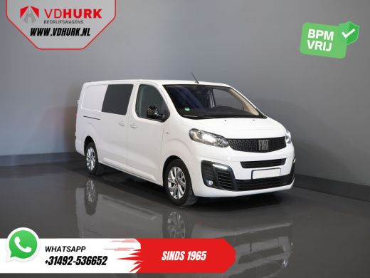 Fiat Scudo 2.0 MJ 180 pk Aut. DC Dubbel Cabine BPM VRIJ! Adapt.Cruise/ Xenon/ Climate/ Keyless/ Carplay/ NL ... Fiat Scudo 2.0 MJ 180 pk Aut. DC Dubbel Cabine BPM VRIJ! Adapt.Cruise/ Xenon/ Climate/ Keyless/ Carplay/ NL ...