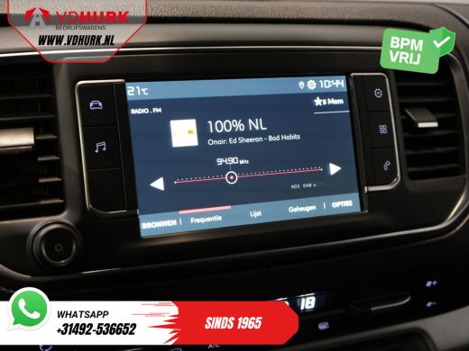Fiat Scudo 2.0 MJ 180 pk Aut. DC Dubbel Cabine BPM VRIJ! Adapt.Cruise/ Xenon/ Climate/ Keyless/ Carplay/ NL ... ActivLease financial lease