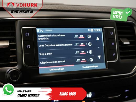 Fiat Scudo 2.0 MJ 180 pk Aut. DC Dubbel Cabine BPM VRIJ! Adapt.Cruise/ Xenon/ Climate/ Keyless/ Carplay/ NL ... ActivLease financial lease
