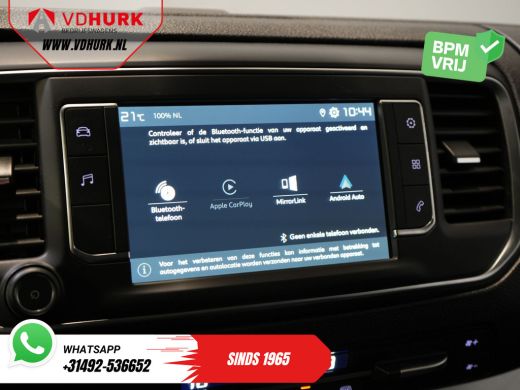 Fiat Scudo 2.0 MJ 180 pk Aut. DC Dubbel Cabine BPM VRIJ! Adapt.Cruise/ Xenon/ Climate/ Keyless/ Carplay/ NL ... ActivLease financial lease