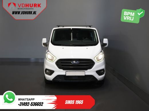 Ford Transit Custom 2.0 TDCI L2 Trend DC Dubbel Cabine BPM VRIJ! Stoelverw./ Carplay/ 2.7t Trekverm./ Navi/ PDC/ Cruise ActivLease financial lease