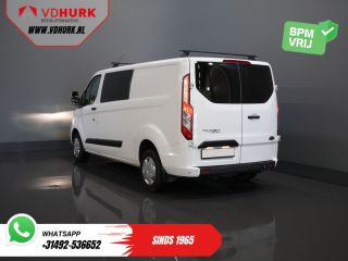 Ford Transit Custom 2.0 TDCI L2 Trend DC Dubbel Cabine BPM VRIJ! Stoelverw./ Carplay/ 2.7t Trekverm./ Navi/ PDC/ Cruise