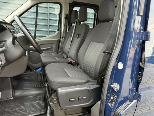 Ford Transit 350 2.0 TDCI DC 7 Pers,Open Laadbak ook in wit RWD Airco! ActivLease financial lease