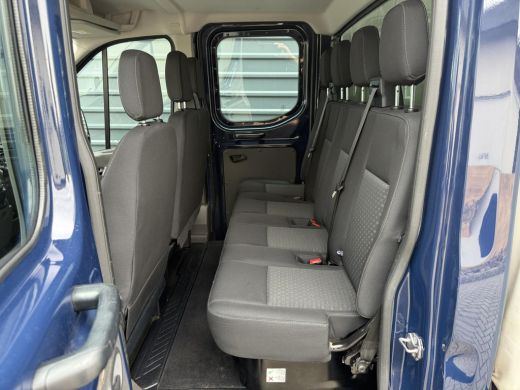 Ford Transit 350 2.0 TDCI DC 7 Pers,Open Laadbak ook in wit RWD Airco! ActivLease financial lease