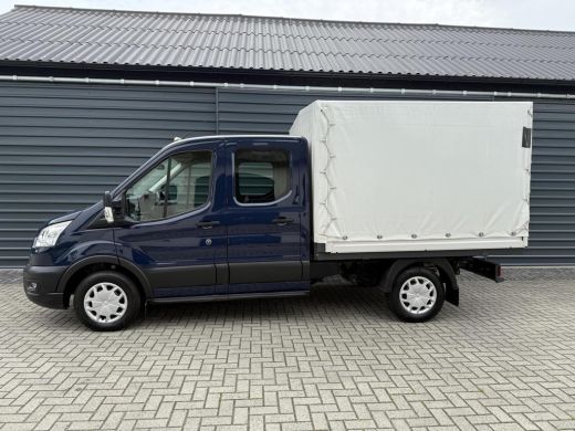 Ford Transit 350 2.0 TDCI DC 7 Pers,Open Laadbak ook in wit RWD Airco! ActivLease financial lease