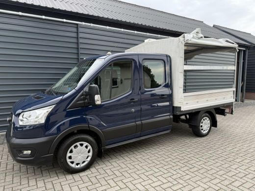 Ford Transit 350 2.0 TDCI DC 7 Pers,Open Laadbak ook in wit RWD Airco! ActivLease financial lease