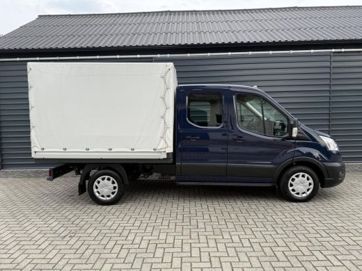 Ford Transit 350 2.0 TDCI DC 7 Pers,Open Laadbak ook in wit RWD Airco! ActivLease financial lease