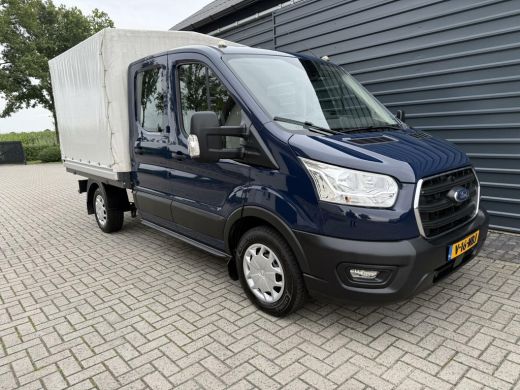 Ford Transit 350 2.0 TDCI DC 7 Pers,Open Laadbak ook in wit RWD Airco! ActivLease financial lease