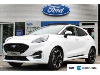 Ford Puma 1.0EB ST-LINE X | NIEUW MODEL | PANODAK | LEDER | ADAPTIVE CRUISE | WINTERPACK | EL. ACHTERKLEP |...