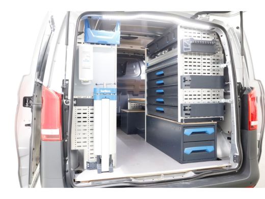 Mercedes-Benz Vito 114 CDI 136pk Compact 9G Automaat 2x Schuifdeur/LED/Camera/Inrichting 05-2022 ActivLease financial lease