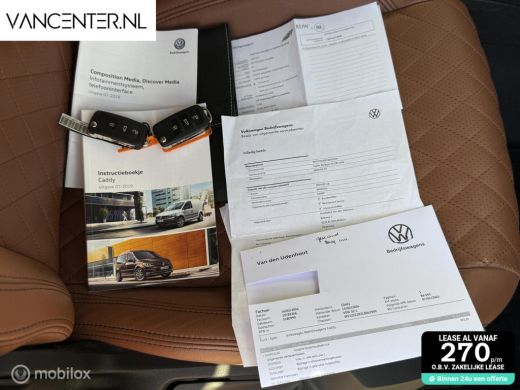 Volkswagen Caddy 2.0 TDI 102PK DSG Ladderklep LEDER LED ActivLease financial lease