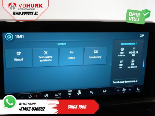 Ford Transit Custom 2.0 TDCI 150 pk L2 Limited BPM VRIJ! (DEMO) Garantie tot 9-29'/ LED/ 2x Schuifdeur/ Stoelverw./ C... ActivLease financial lease
