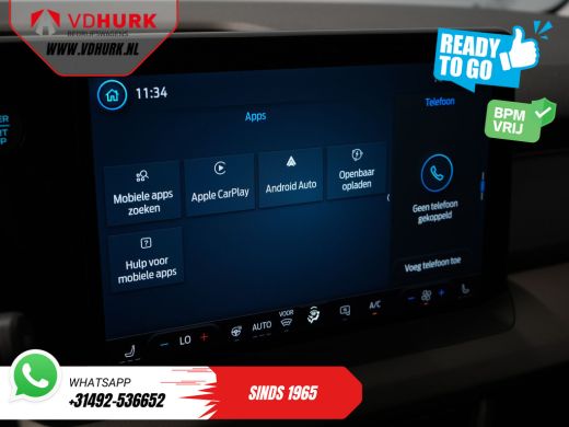 Ford Transit Courier 44 kWh 293km WLTP/ Snellader/ Stoelverw./ Stuurverw./ Carplay/ Camera/ PDC/ Climate ActivLease financial lease