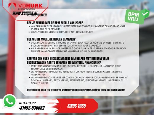 Ford Transit Connect 1.5 TDCI 75 pk BPM VRIJ! EURO 6/ NL Auto/ Airco/ Trekhaak ActivLease financial lease