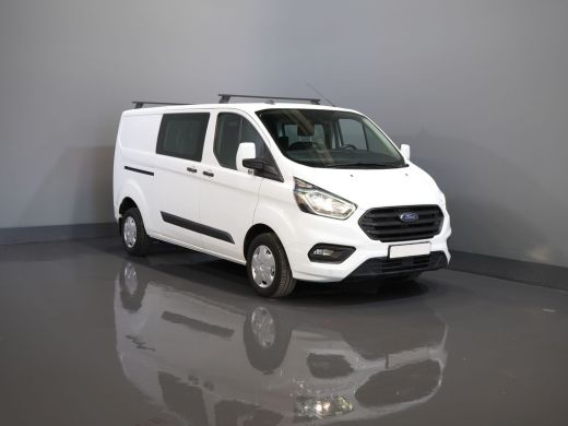 Ford Transit Custom 2.0 TDCI L2 Trend DC Dubbel Cabine BPM VRIJ! NL Auto/ Stoelverw./ Carplay/ 2.7t Trekverm./ Navi/ ... ActivLease financial lease