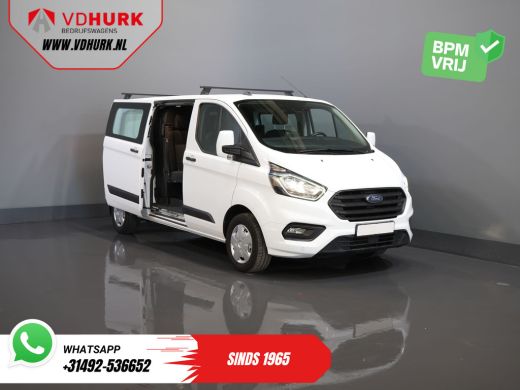 Ford Transit Custom 2.0 TDCI L2 Trend DC Dubbel Cabine BPM VRIJ! NL Auto/ Stoelverw./ Carplay/ 2.7t Trekverm./ Navi/ ... ActivLease financial lease
