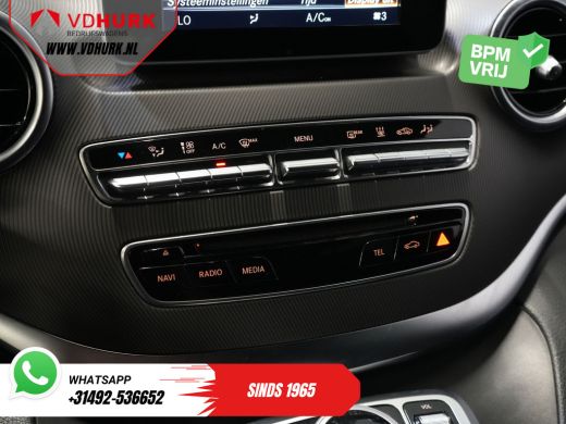 Mercedes-Benz V-Klasse 250d XL L3 Avantgarde DC Dubbel Cabine BPM VRIJ! LED/ Leder/ Climate/ 2xSchuifdeur/ Standkachel/ ... ActivLease financial lease