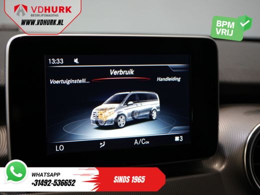 Mercedes-Benz V-Klasse 250d XL L3 Avantgarde DC Dubbel Cabine BPM VRIJ! LED/ Leder/ Climate/ 2xSchuifdeur/ Standkachel/ ... ActivLease financial lease